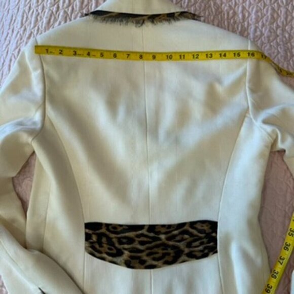 Carlisle Silk Suit Set skirt jacket 2 two pieces animal print cream pristine - Picture 14 of 16